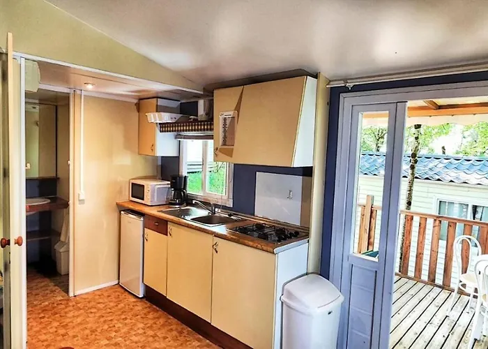キャンプ場 Ushuaia Village La Colombiere - Mobil-home Eco 3 Pieces 4 Personnes Mae-6031