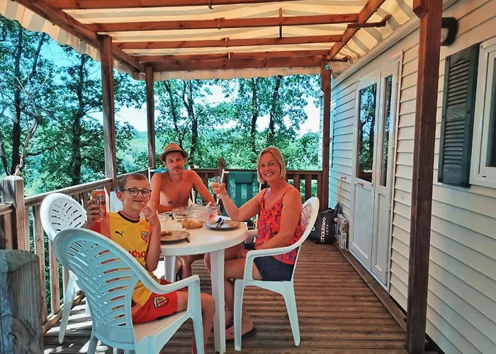 Ushuaia Village La Colombiere - Mobil-home Eco 3 Pieces 4 Personnes Mae-6031 キャンプ場 ボーモン・デュ・ペリゴール